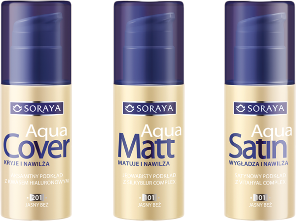 soraya aqua make up packshot