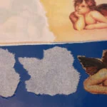 Zdobienie świecy metodą decoupage