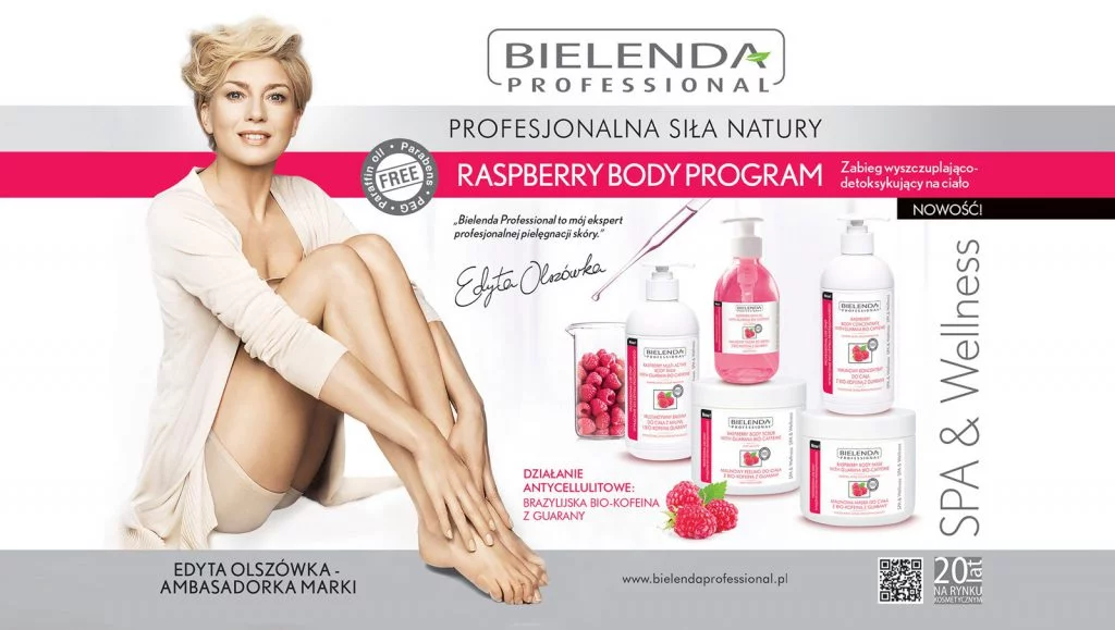 Bielenda Professional Raspberry Body Program – zabieg wyszczuplająco-detoksykujący z brazylijską bio-kofeiną z guarany