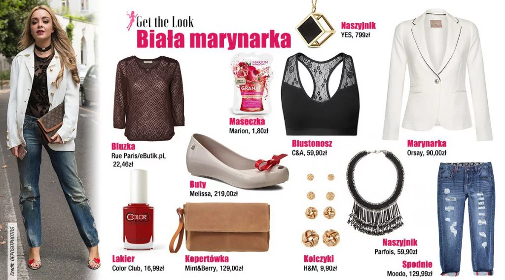 W białej marynarce [get the look]
