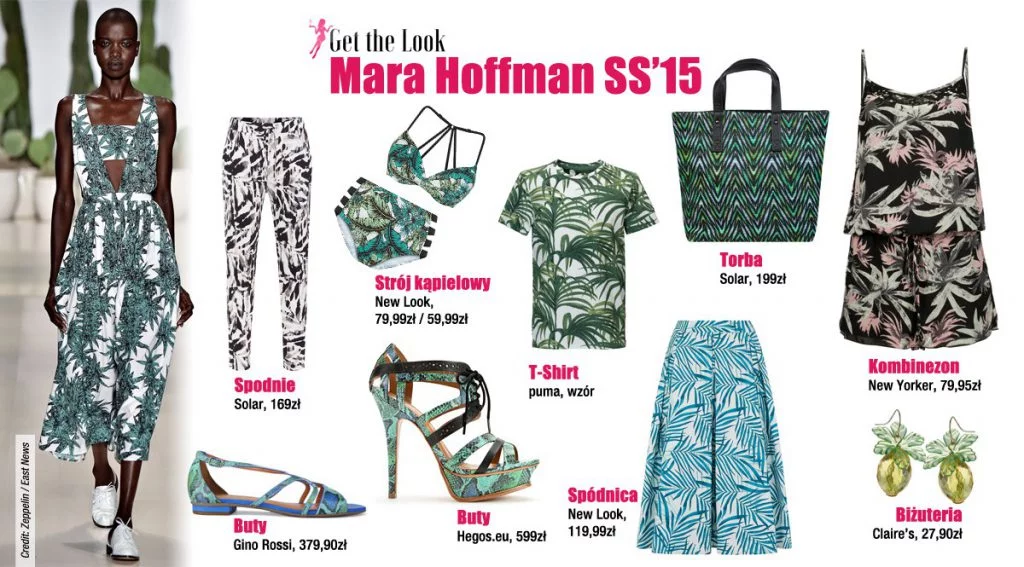 Mara Hoffman SS 2015 - Tropikalny las [GET THE LOOK]
