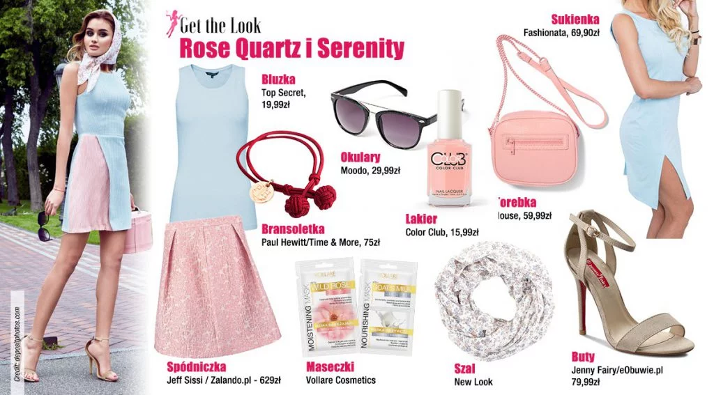 Hollywoodzkie Rose Quartz i Serenity [get the look]