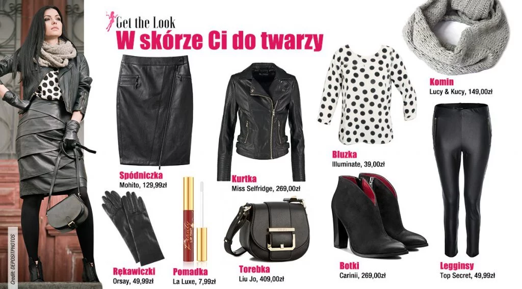 W skórze Ci do twarzy! [get the look]