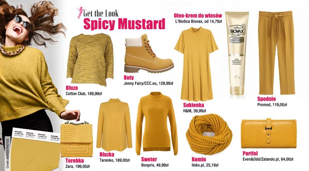 Kolory jesieni - Spicy Mustard [get the look]