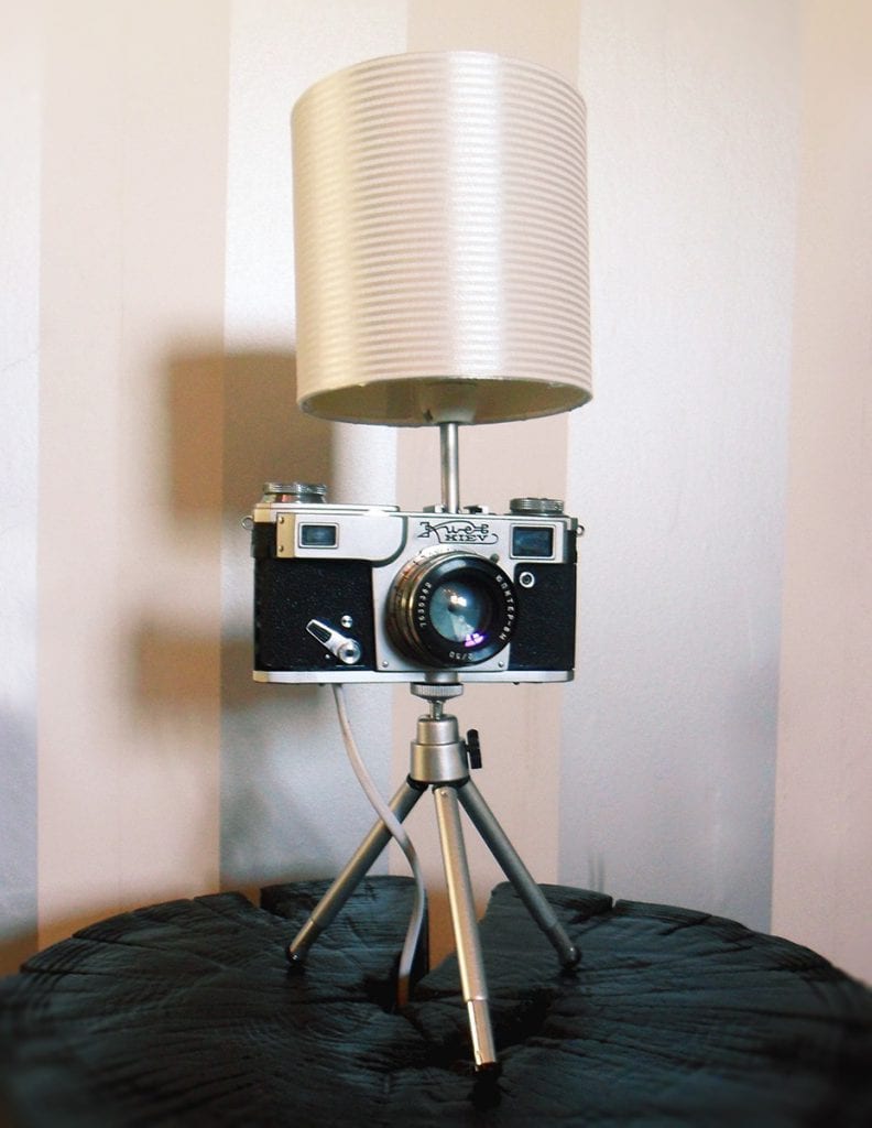 Vintage lampka z aparatu zdjęciegraficznego [DIY]