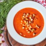latwe smaczne zdrowe zupa krem z krewetkami zupa krem z czerwonych warzyw