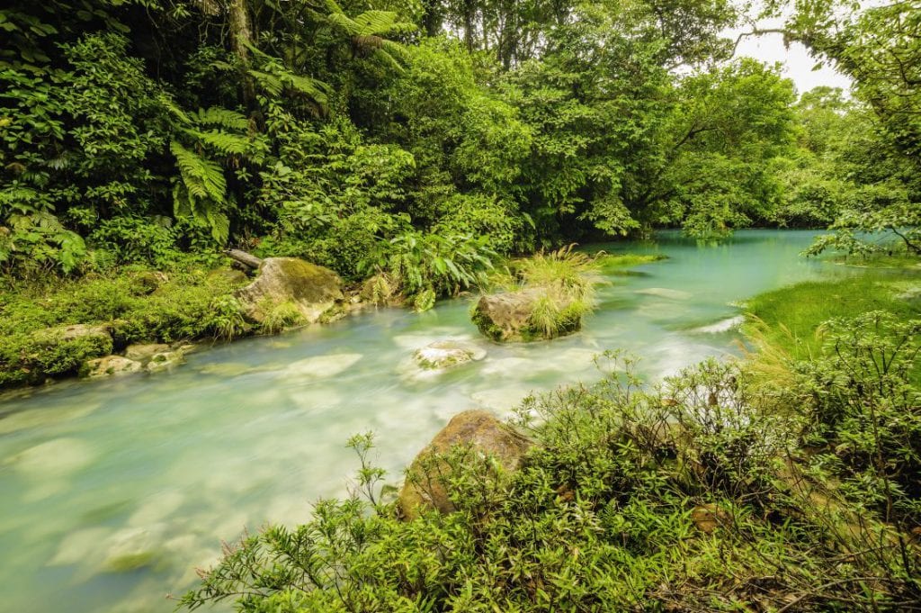 Rio Celeste - niebiańska rzeka, Kostaryka