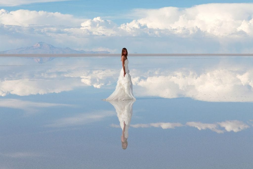 Salar de Uyuni, Boliwia -największe lustro na Ziemi