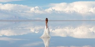Salar de Uyuni, Boliwia -największe lustro na Ziemi