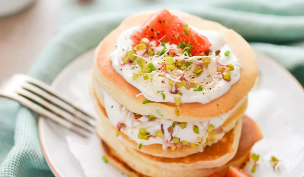 Szczypiorkowe pancakes