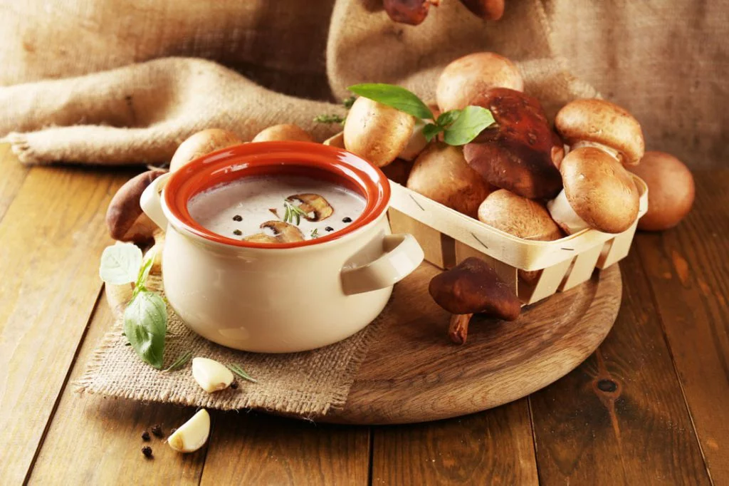 Babcina zupa ze świeżych grzybów