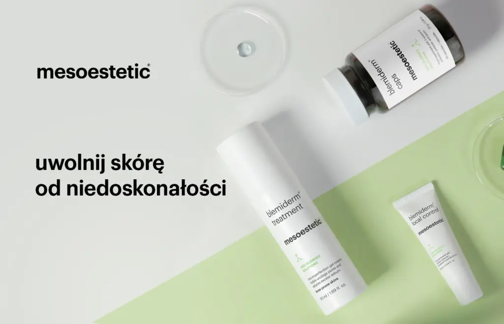Uwolnij skórę od niedoskonałości z holistyczną kuracją od mesoestetic – blemiderm®!