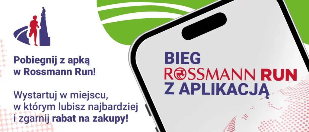 Pobiegnij w Rossmann Run z aplikacją i zdobądź atrakcyjny rabat na zakupy
