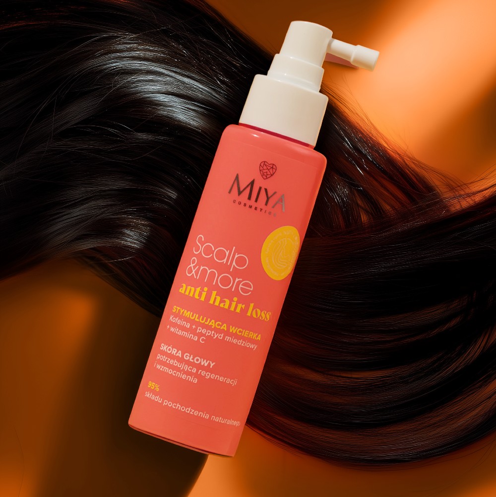 NOWOŚĆ od MIYA Cosmetics: Stymulująca wcierka Scalp&more – energia i wzmocnienie dla twoich włosów