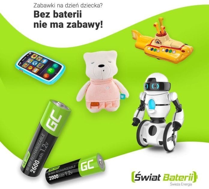 Zabawki na dzień dziecka? Bez baterii nie ma zabawy