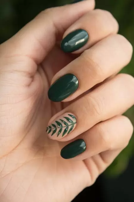 Jakie paznokcie będą modne jesienią 2019? art fingers green 704815